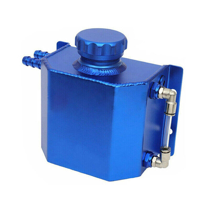1L Aluminum Radiator Coolant Overflow Bottle Water Tank Reservoir with Cap US Ne