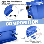 1L Aluminum Radiator Coolant Overflow Bottle Water Tank Reservoir with Cap US Ne