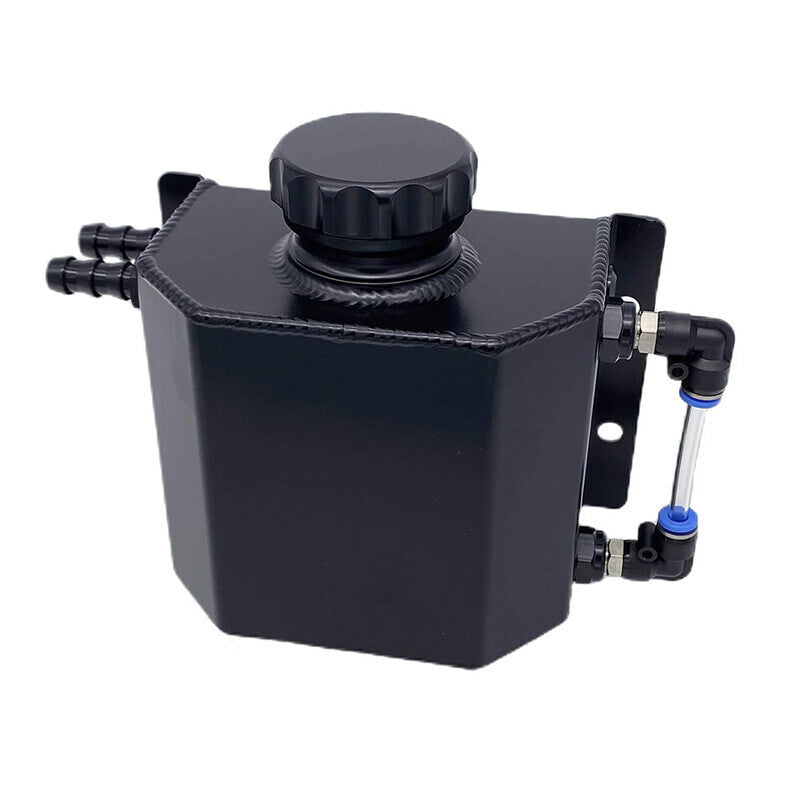 1L Aluminum Radiator Coolant Overflow Bottle Water Tank Reservoir with Cap US Ne
