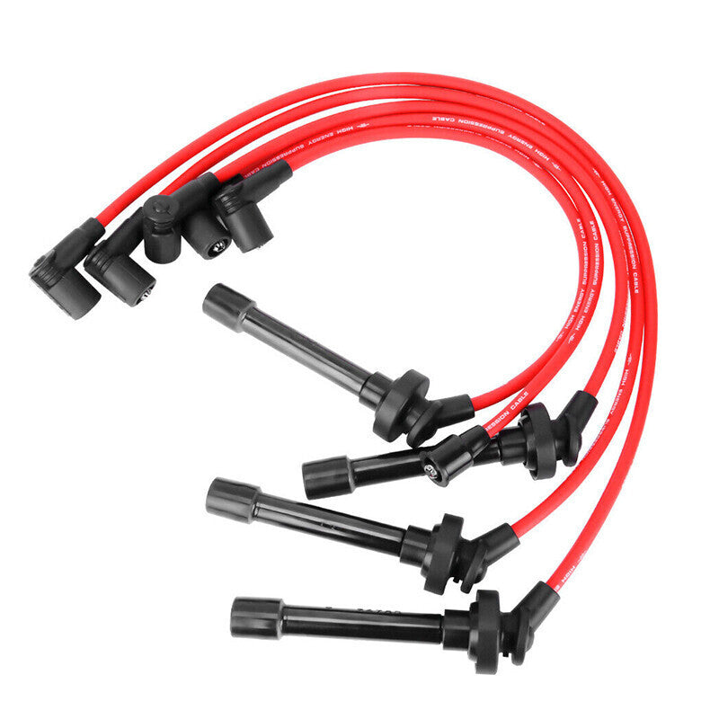 7mm Cable Spark Plug Ignition Wires For Honda Accord Civic Del Sol 92-00 2.3L