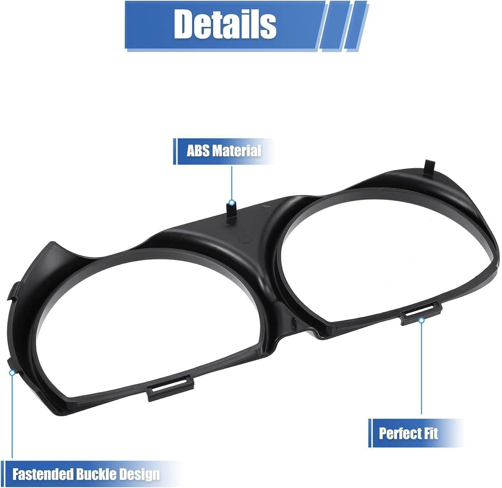 Front Headlight Bezel Trim Pair for 2015-2021 Dodge Challenger