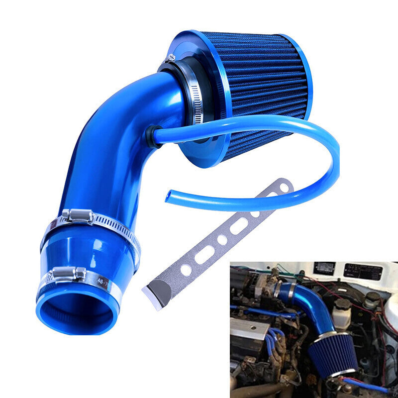 3" Cold Air Intake Filter Induction Kit Pipe Power Flow Hose System US New