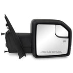 Passenger Right Side Mirror For 15-2020 Ford F-150 Black Power Heated+LED Signal
