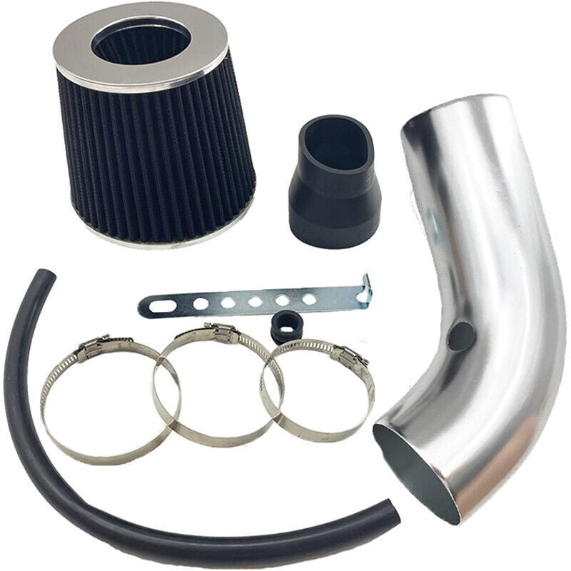 3" Inch Cold Air Intake Filter Induction Kit Pipe Aluminum Power Flow Hose