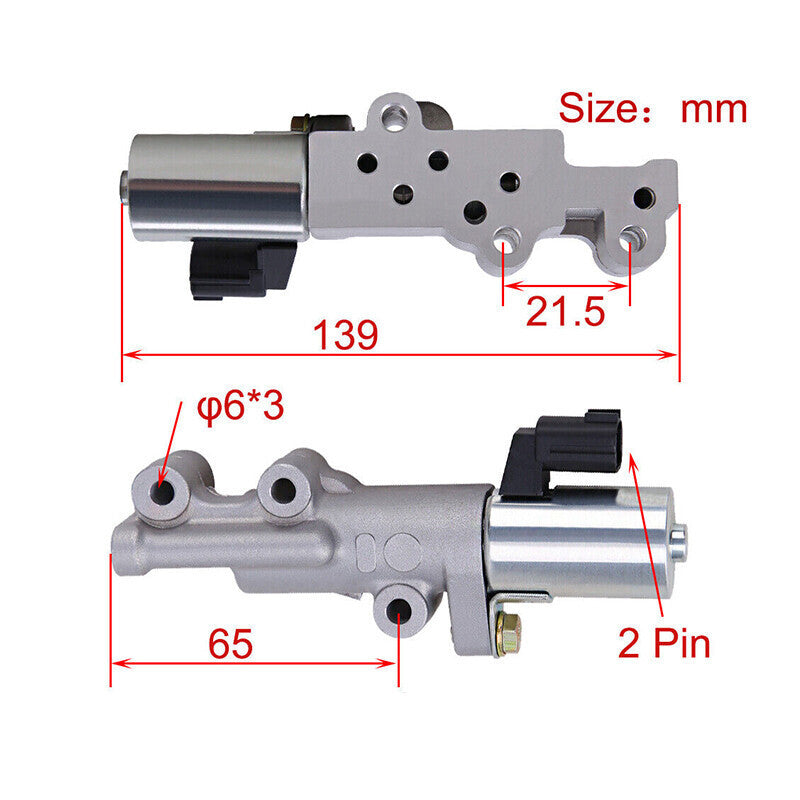 2PCS Left & Right VVT Valve Engine Variable Timing Solenoid For Nissan Infiniti