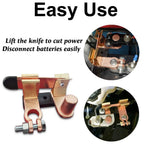Top Post Knife Blade Master Switch 12V / 24V Battery Disconnect Switch Isolator