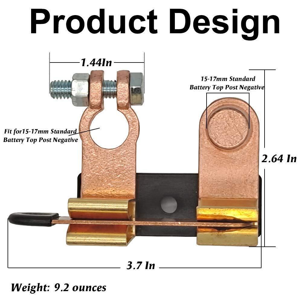 Top Post Knife Blade Master Switch 12V / 24V Battery Disconnect Switch Isolator