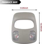 Gray Overhead Map Light Console 1DK78BD1AA for 2002-2010 Dodge Ram