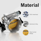 102MM LS Throttle Body with Position Sensors TPS IAC + Throttle Gas Cable Kit