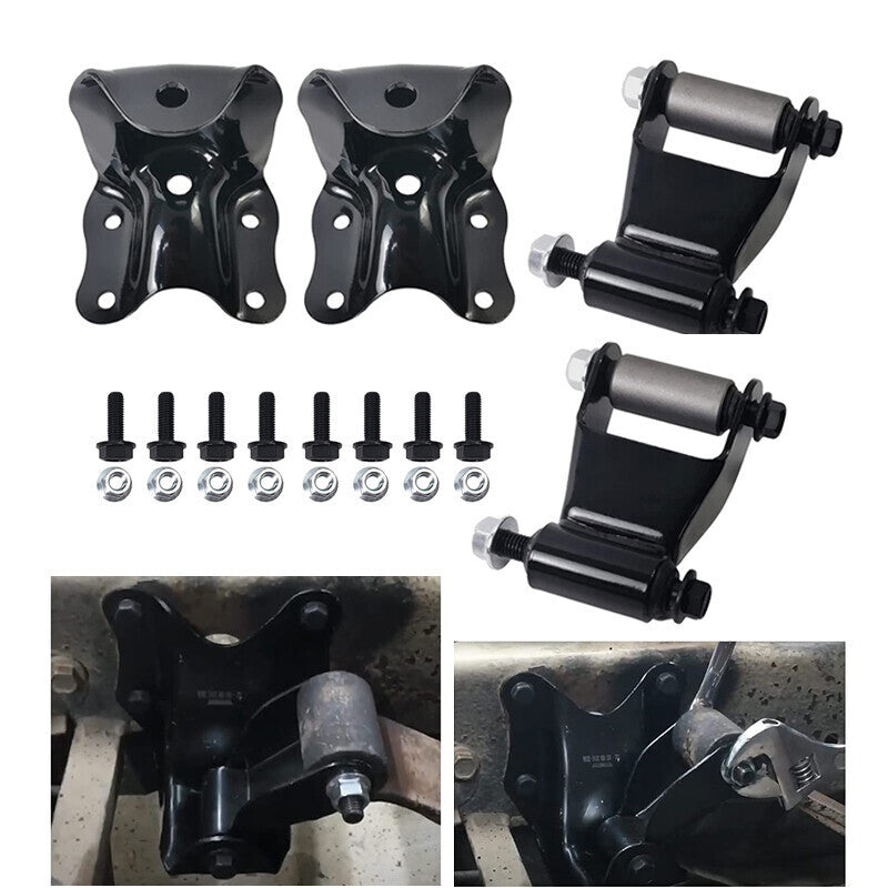 New Rear Leaf Spring Rear Hanger Bracket and Shackle Kit for Ford Ranger Mazda