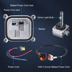 2 HID Xenon Ballast Control Unit Computer &D3S Bulb Kit For 2010-19 Ford Mustang