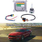2 HID Xenon Ballast Control Unit Computer &D3S Bulb Kit For 2010-19 Ford Mustang