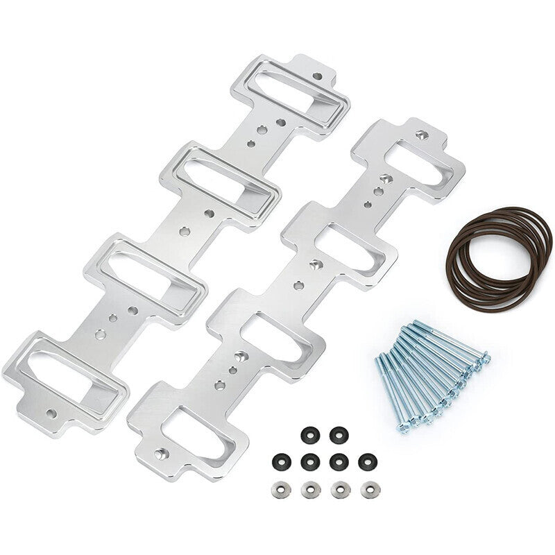 Rectangle Intake Manifold Adapter For LS1 Cathedral Port Cylinder Head to LS3 LS