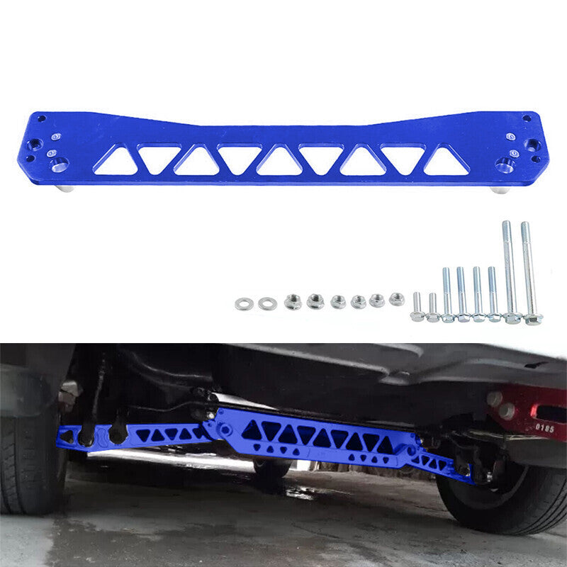 Billet Rear Lower Subframe Brace Tie Bar for Honda Civic EK 1996-2000 Si DX Blue
