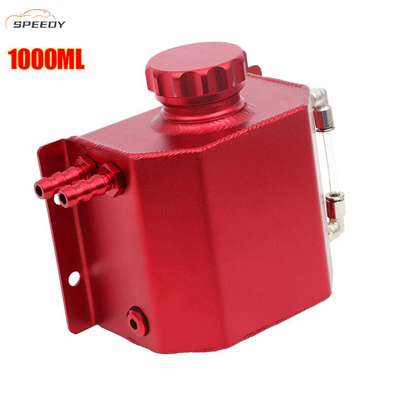 Overflow Tank,Coolant Radiator Tank,Reservoir Expansion,Universal 1L Aluminum RE