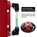 Overflow Tank,Coolant Radiator Tank,Reservoir Expansion,Universal 1L Aluminum RE