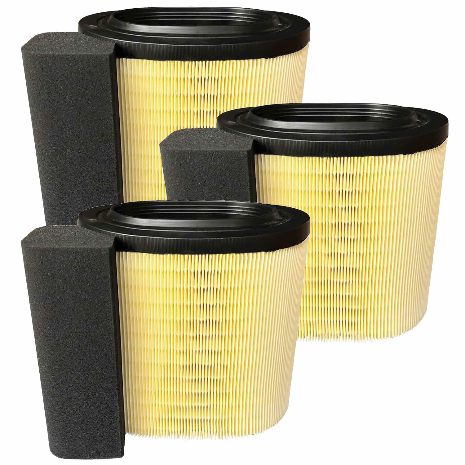 3X FA1927 For 17-19 Ford F250-F550 HC3Z9601A 6.7L Powerstroke Diesel Air Filter