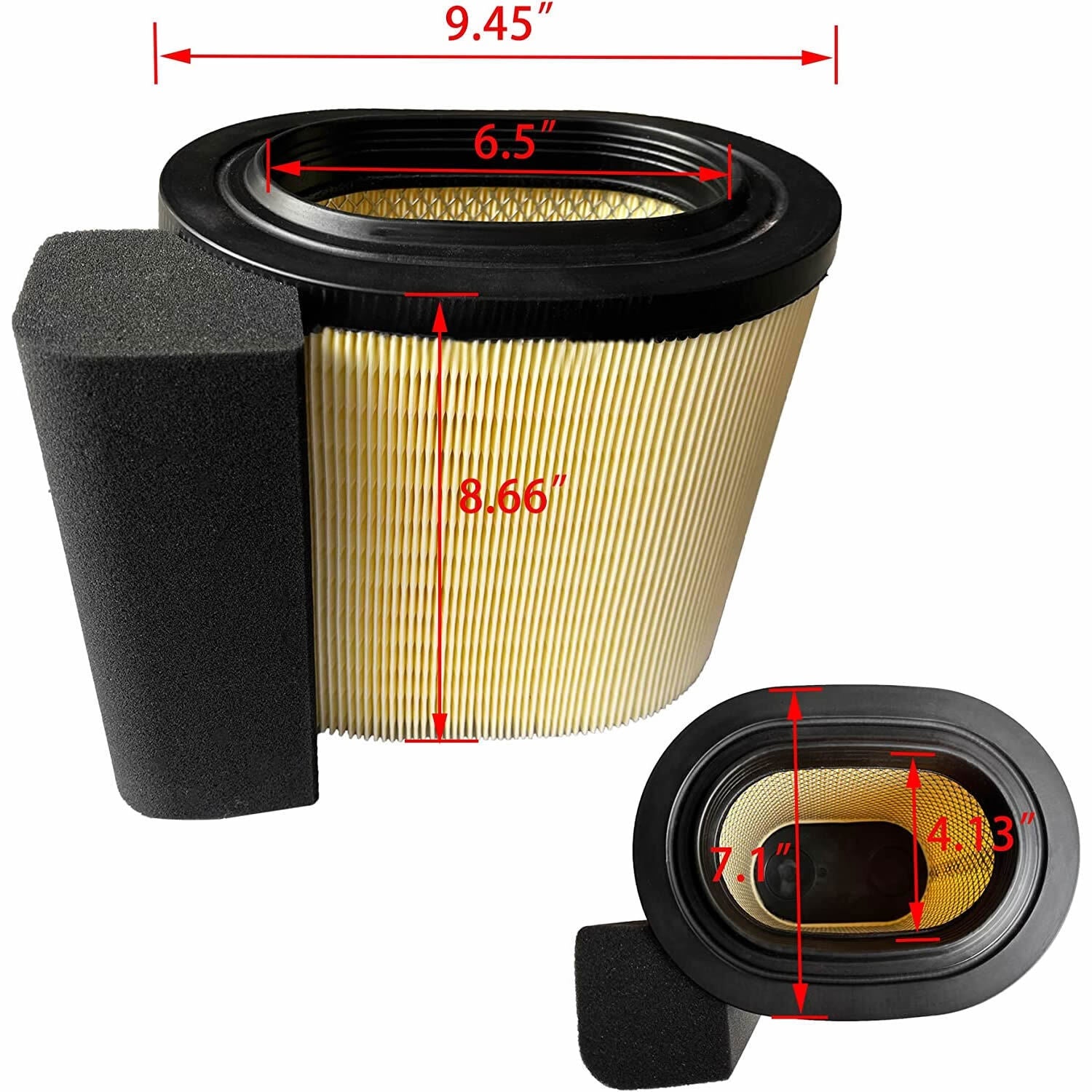 3X FA1927 For 17-19 Ford F250-F550 HC3Z9601A 6.7L Powerstroke Diesel Air Filter