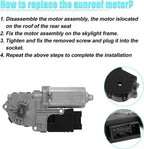 2PC SUNROOF MOON ROOF MOTOR FOR FORD EXPLORER 2011 2012 2013 2014 2015 2016 2017