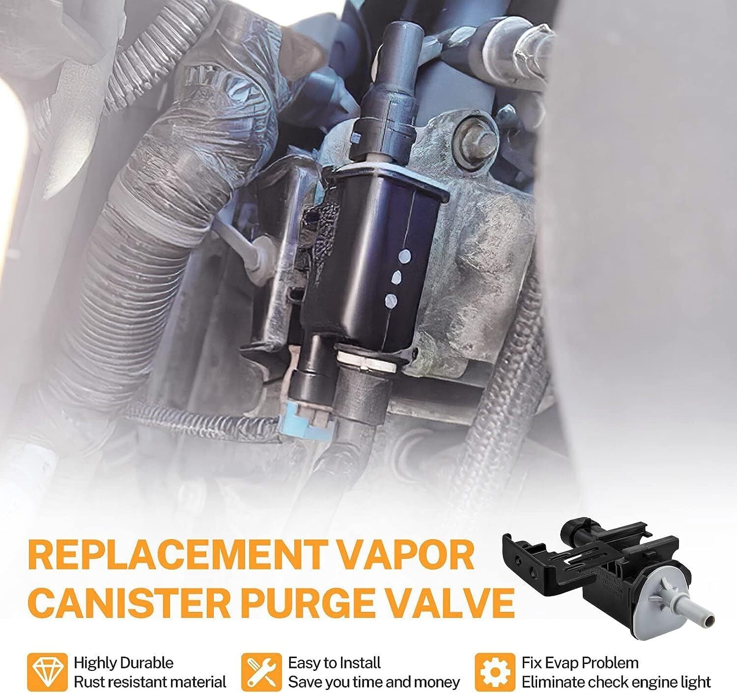 EVAP Emisson Vapor Canister Purge Valve Solenoid 12597567 For GM Chevy GMC Buick