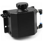 Car Universal 1L Engine Radiator Coolant Overflow Tank Expansion Reservoir Black
