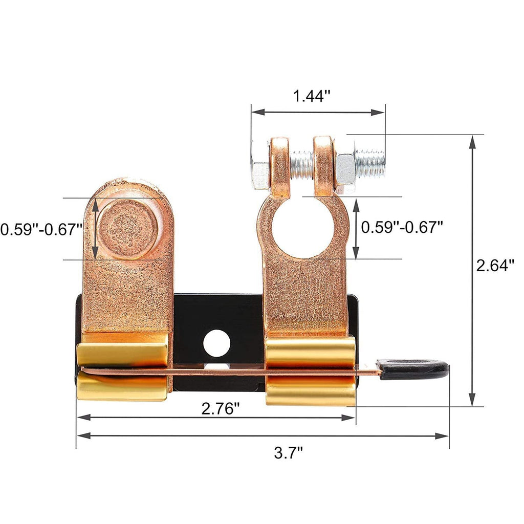 Battery Isolator Switch Disconnect Power Cut Off Kill for Car Vehicle RV Auto