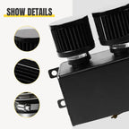 2 Port Series Racing Oil Catch Can Breather Tank - 10AN For Civic Integra EK EG