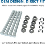 Door Hinge Pins & Bushing Kit 4 Sets Fit For 1994-2004 Chevrolet Chevy S10 GMC