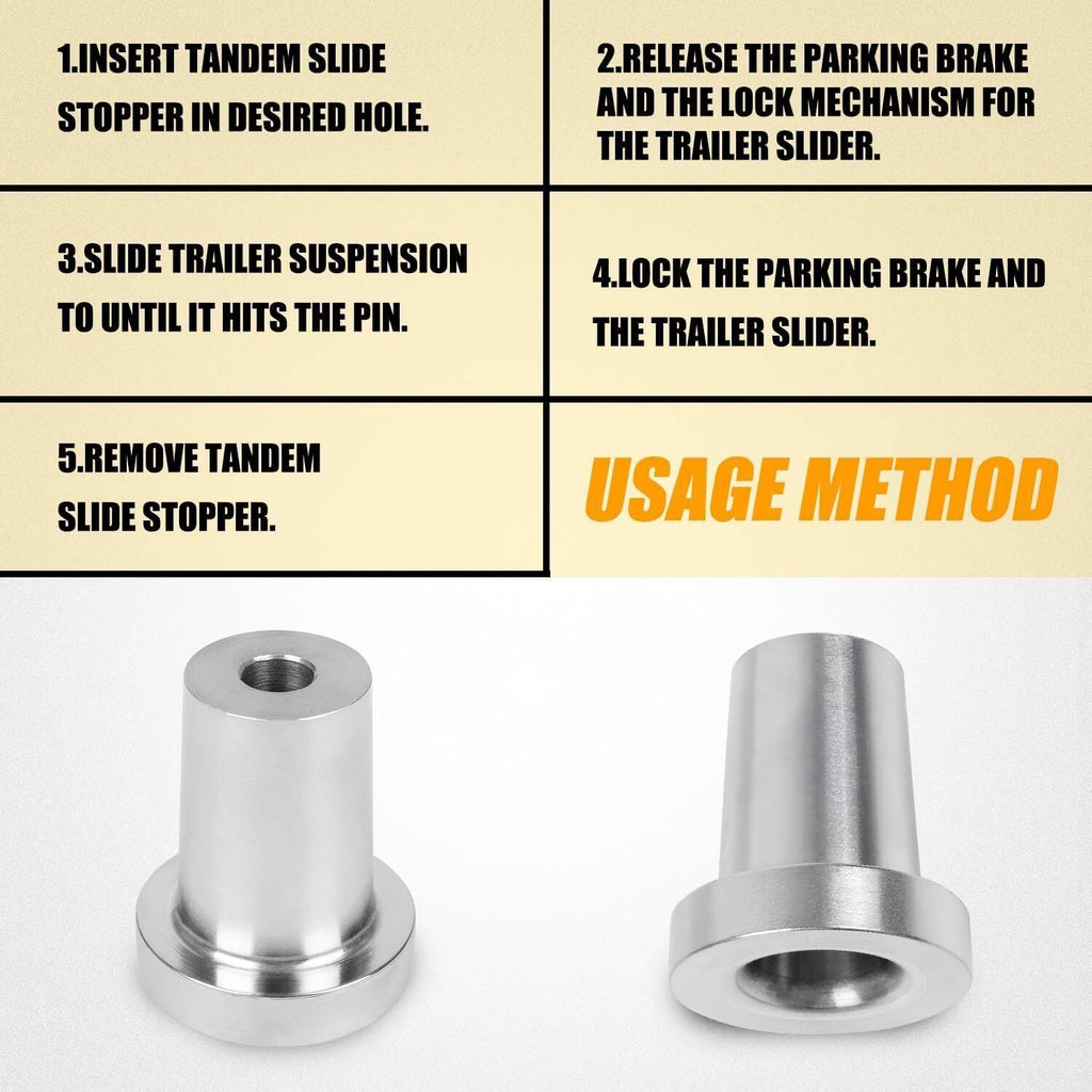 Tandem Slider Stop Lock for Semi Truck Heavy Duty Steel Construction US STOCK