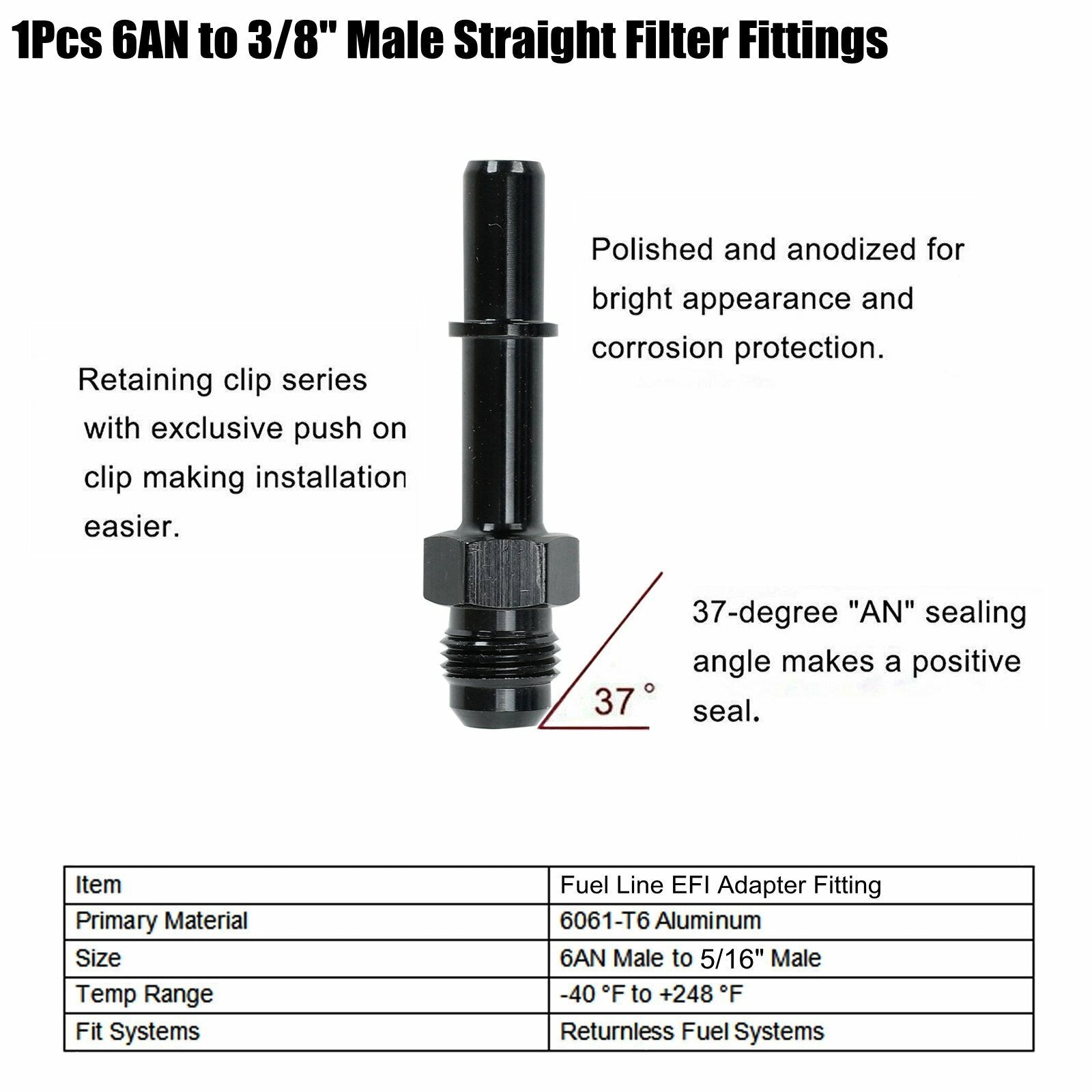 1 Set 3/8 Complete LS Conversion Fuel Line Fitting Adapter Kit EFI FI 25Ft US ST