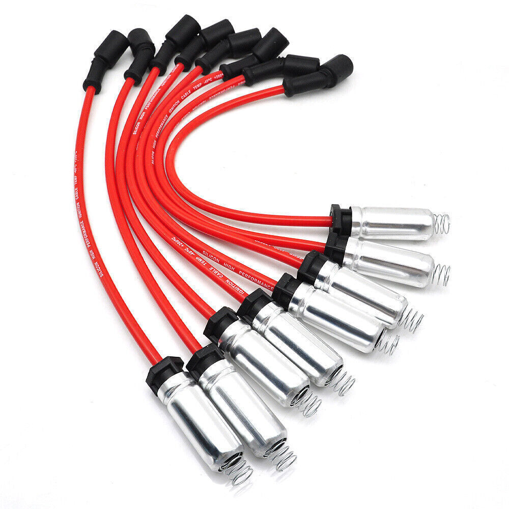 8x Spark Plug Wires For CHEVY Silverado 1500-2500 1999-2006 LS1 VORTEC 4.8L-6.0L