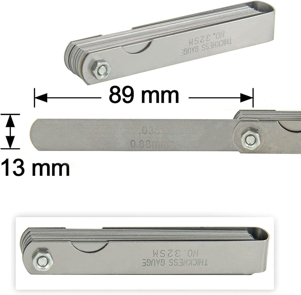 Universal Spark Plug Gap Tool Compatible with 10mm 12mm 14mm 16mm Spark Plugs