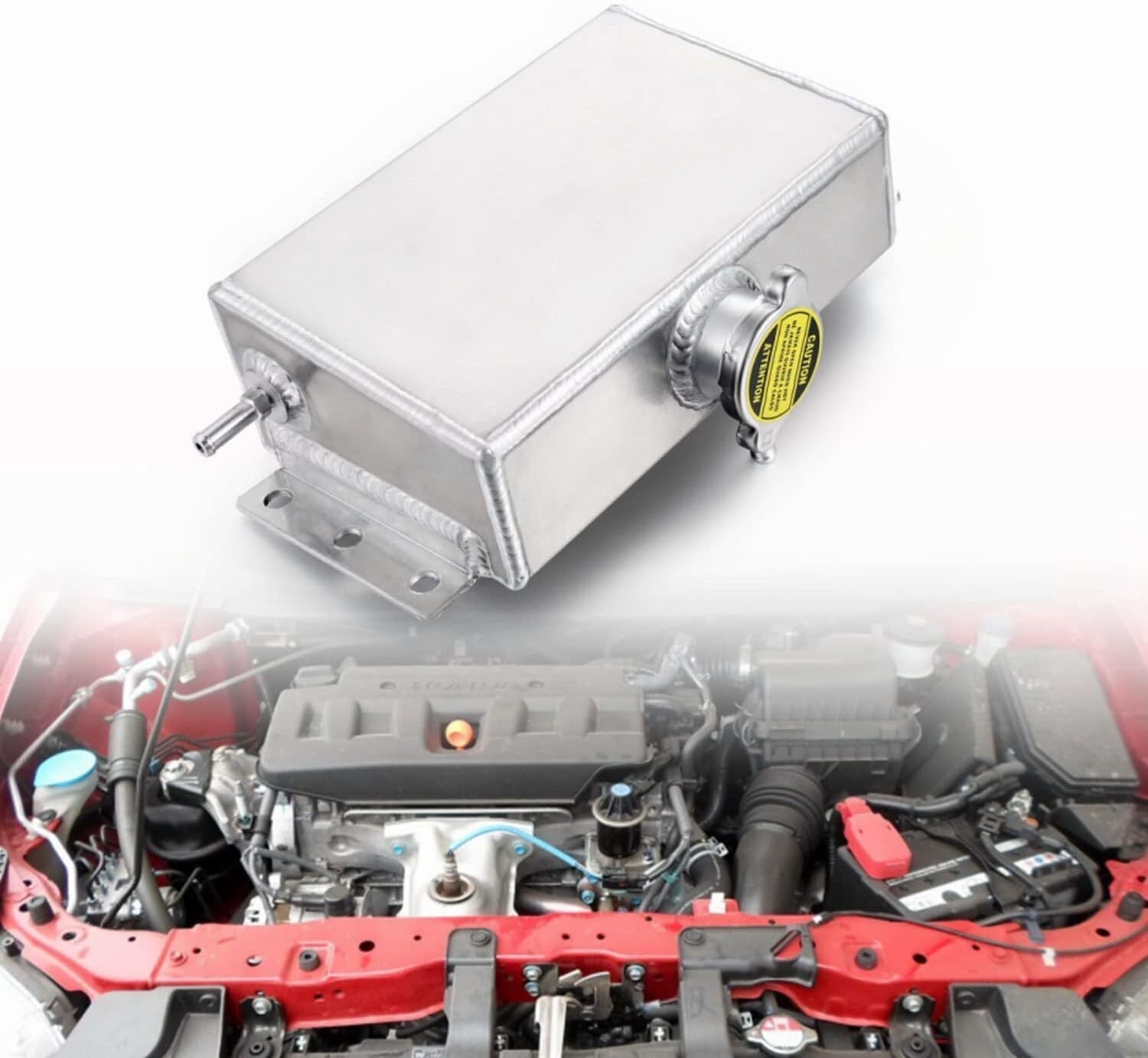 1.6L COOLANT OVERFLOW TANK EXPANSION RADIATOR RESERVOIR TANK BOTTLE US STOCK