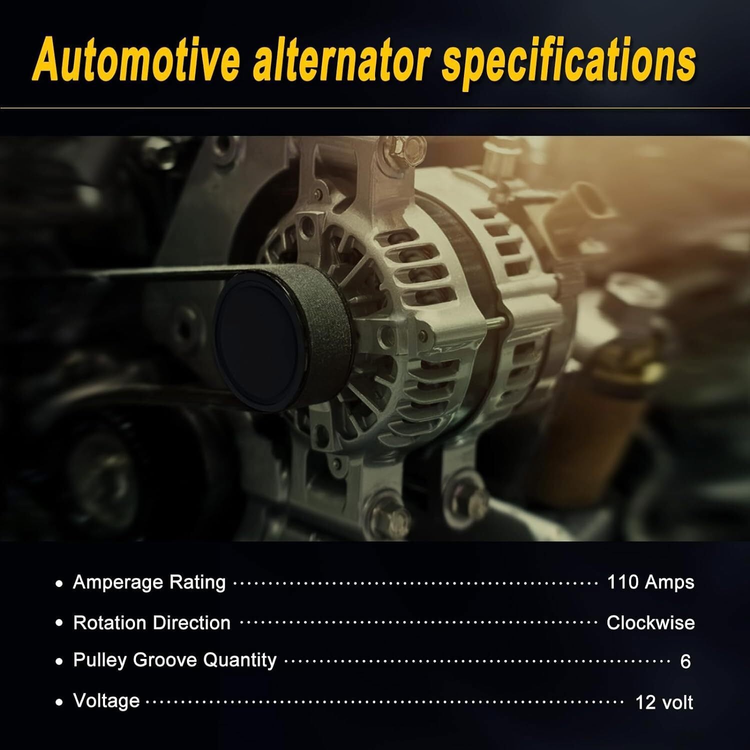 Alternator Fit For Hyundai Sonata Kia 2.4L 2010 2011 2012 2013 37300-2G400 New
