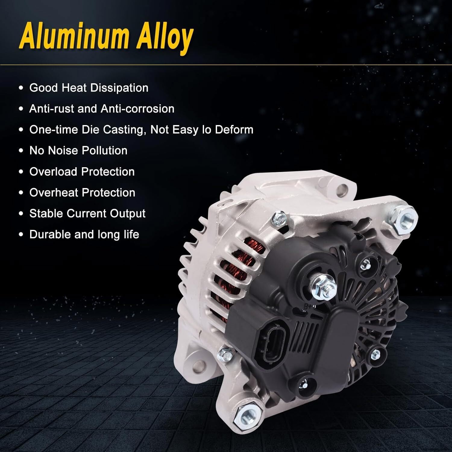 Alternator Fit For Hyundai Sonata Kia 2.4L 2010 2011 2012 2013 37300-2G400 New