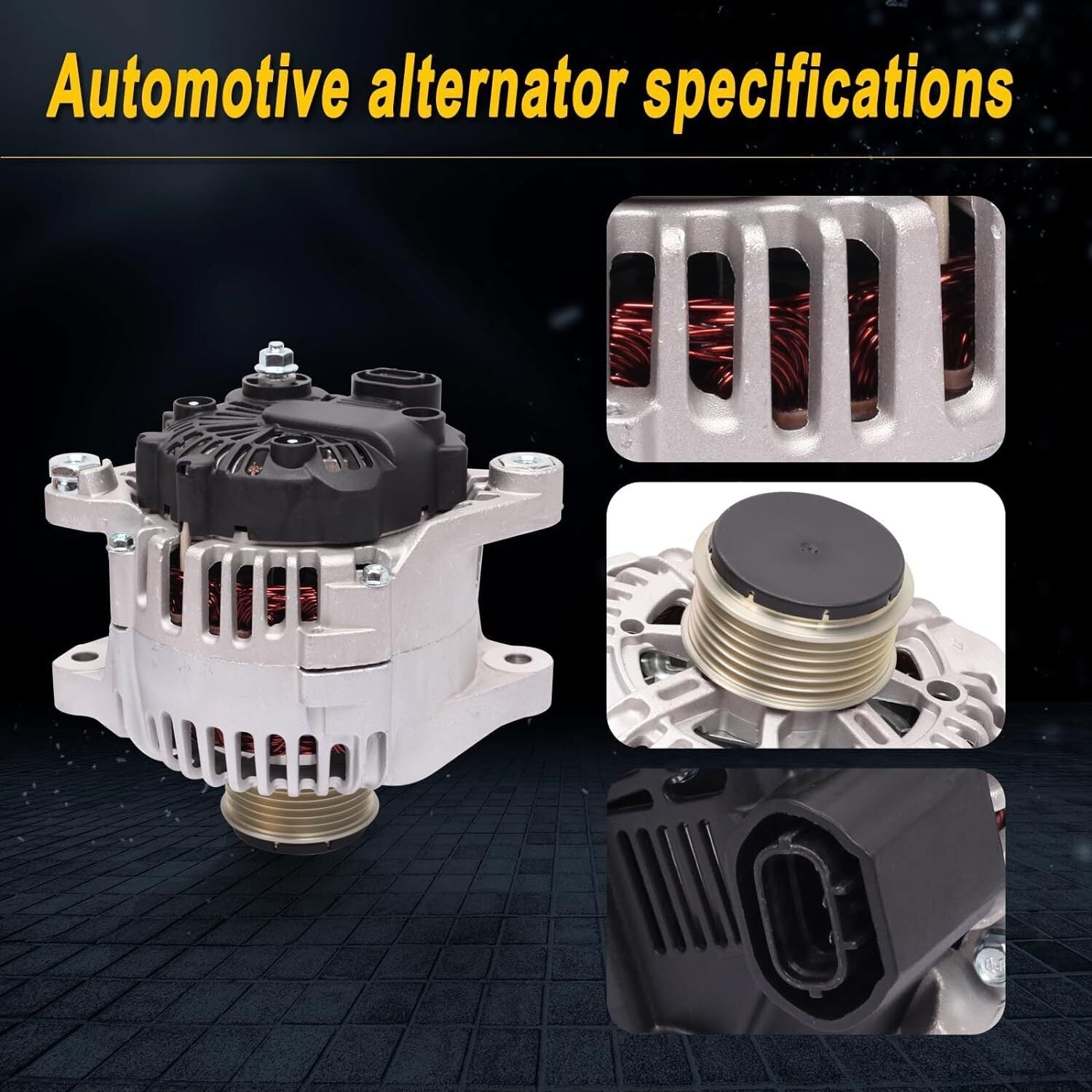 Alternator Fit For Hyundai Sonata Kia 2.4L 2010 2011 2012 2013 37300-2G400 New