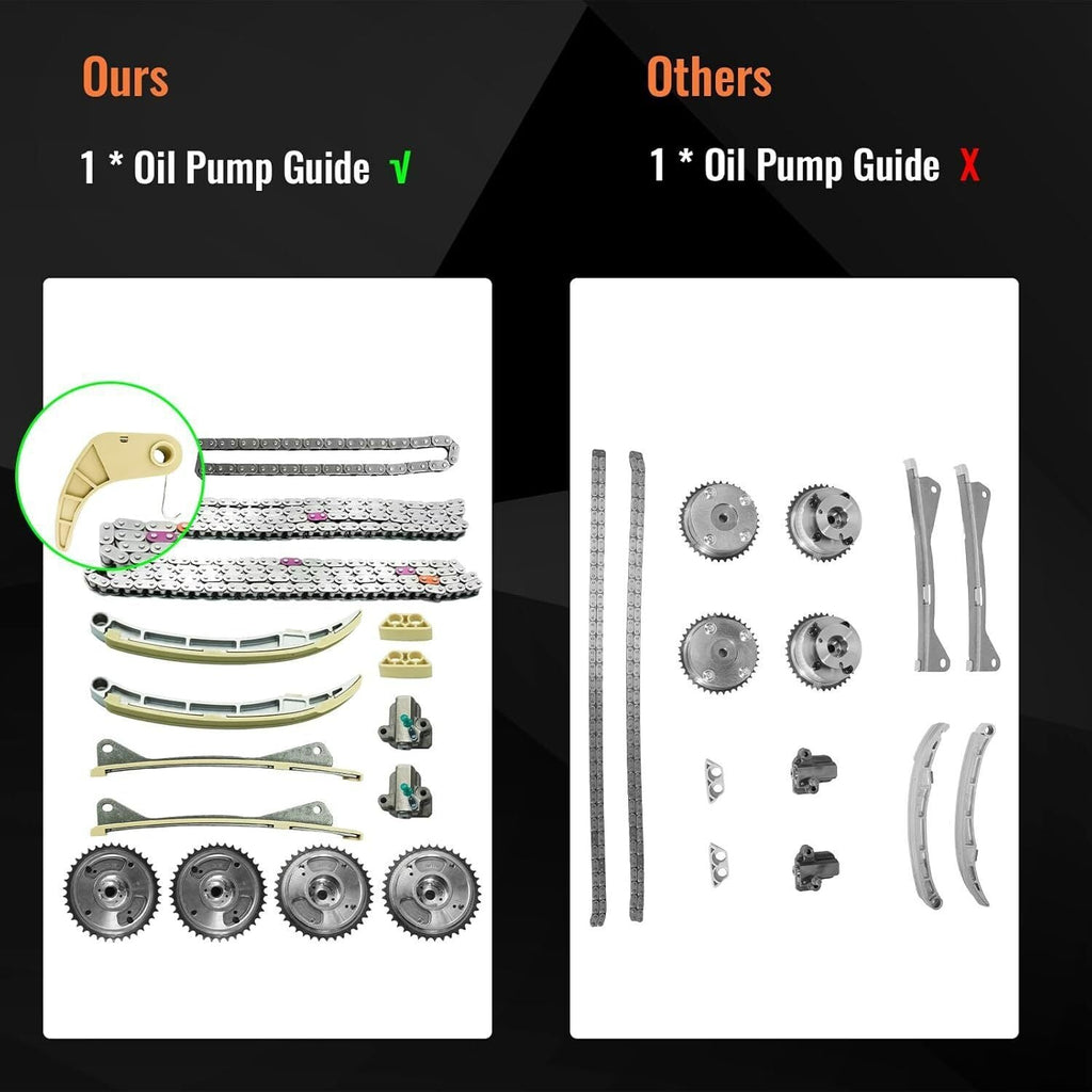 Engine Timing Chain Kit For Hyundai KIA Santa Fe Sorento Azera 3.8 24410-3CGA