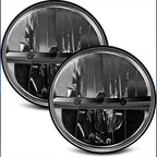 Pair 7"inch Round LED Headlights Turn Signal For Chevy Truck 1947-1957