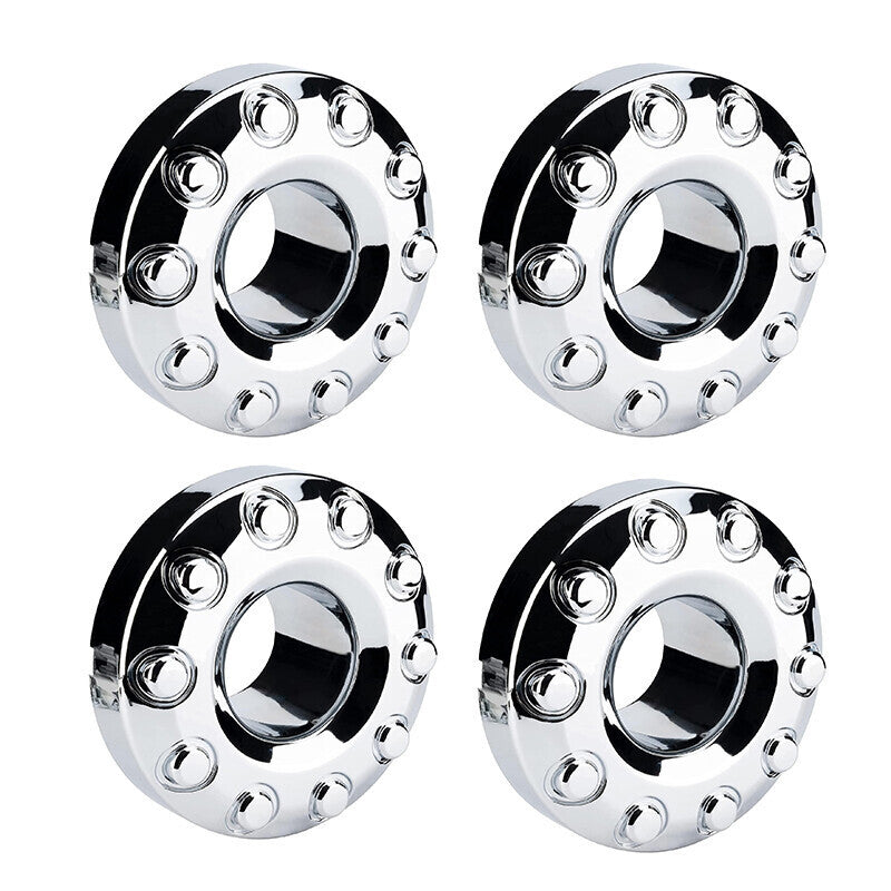 4X 10-Lug Front Car Wheel Hub Center Caps For Ford F450 F550 2005-2016 Sliver