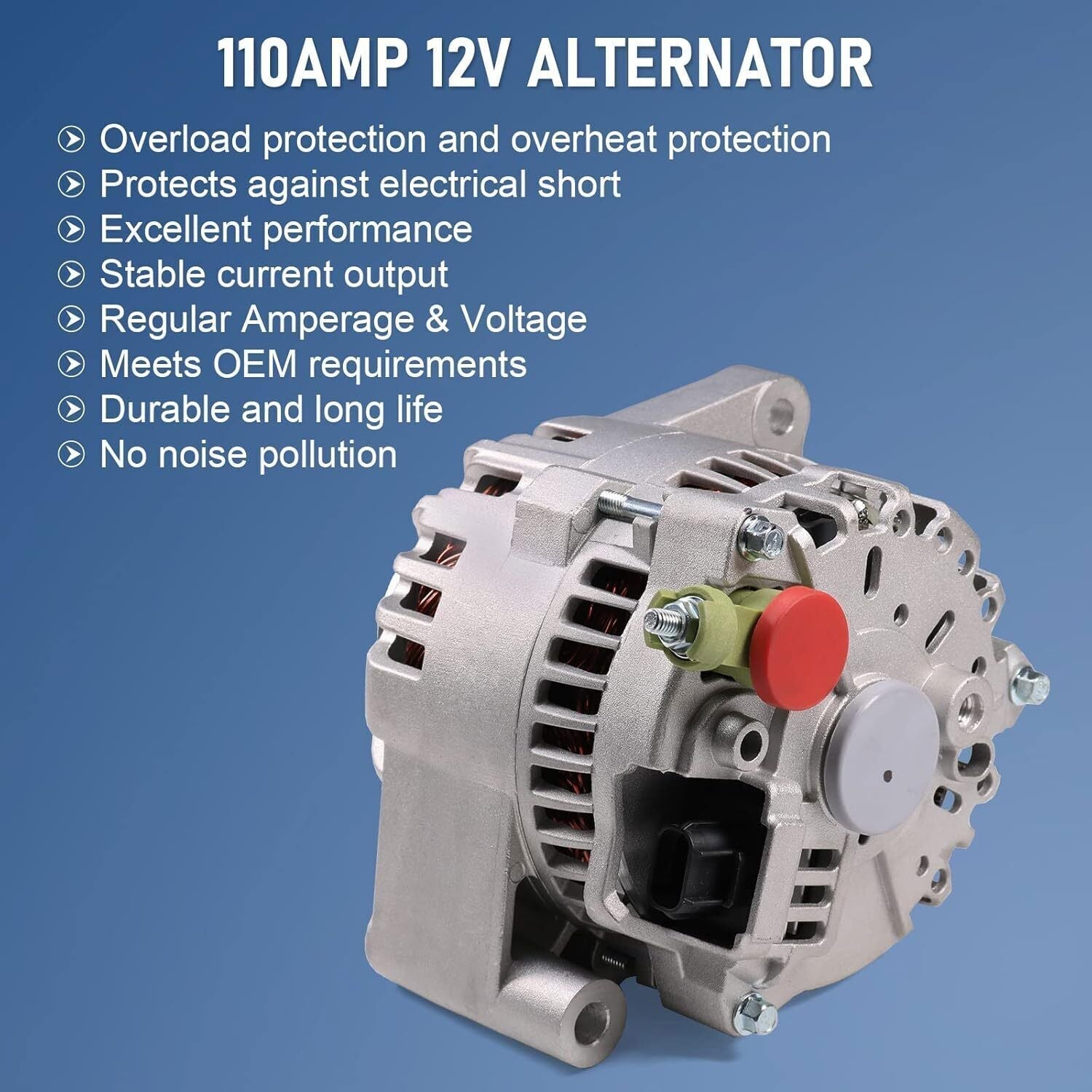 New Alternator For Ford Mercury Taurus Sable 3.0 V6 OHV 2002 2003 2004 2005