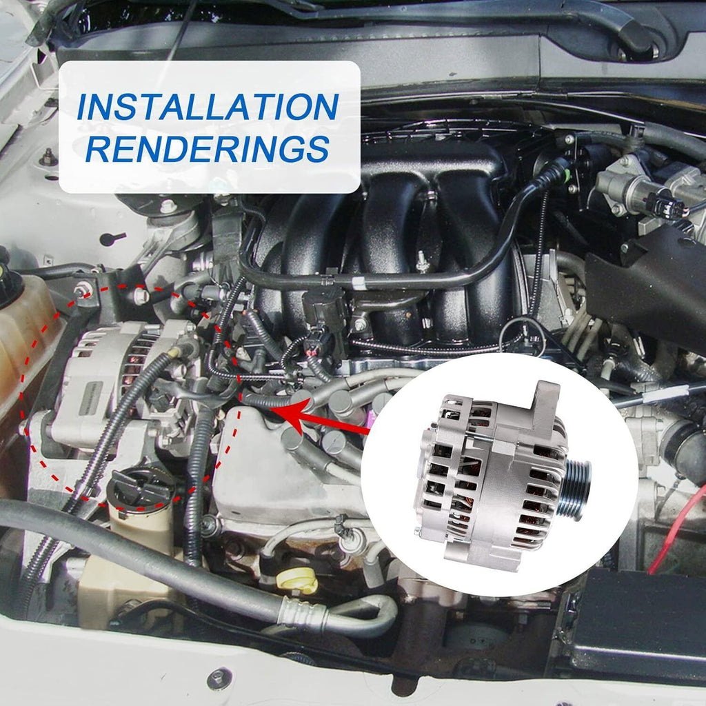 New Alternator For Ford Mercury Taurus Sable 3.0 V6 OHV 2002 2003 2004 2005
