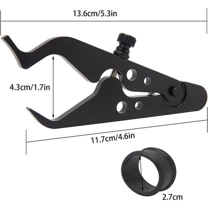 Motorcycle Throttle Lock Cruise Control Grip Lock Clamp with Silicone Ring
