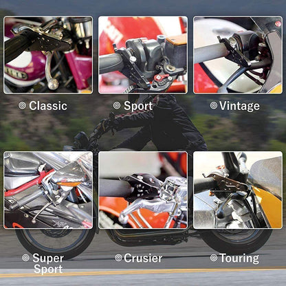 Motorcycle Throttle Lock Cruise Control Grip Lock Clamp with Silicone Ring