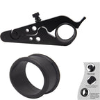 Motorcycle Throttle Lock Cruise Control Grip Lock Clamp with Silicone Ring