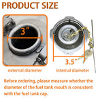 Locking Diesel Fuel Cap for 96-18 Freightliner Cascadia Columbia 03-37017-002 US