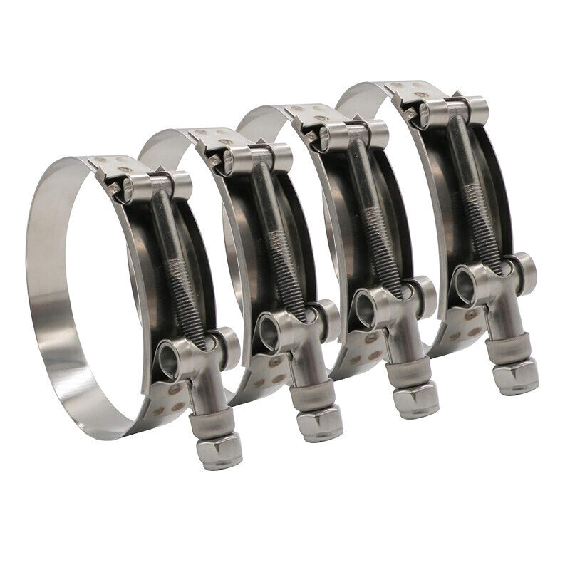 3.5 inch T-Bolt Hose Clamp Stainless Steel Fits Turbo Intake Intercooler Hose 4x