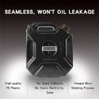 5L Gas Fuel Tank Gas Can Oil Storage Can For ATV UTV Gokart Motorcycle Car SUV