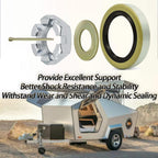 4 Set Trailer Axle Hub Bearings Kit L68149 L44649 for 3500lb #84 10-19 Spindles