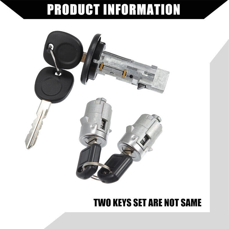 Fit For Chevrolet GMC H2 Ignition Switch & Front Door Lock Cylinders with 2 Keys