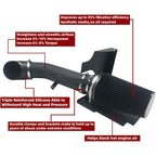 Performance Cold Air Intake Filter Kit with Heat Shield for 99-06 GMC/Chevy V8 4